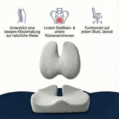 Orthopädisches Aufrecht-Sitzkissen