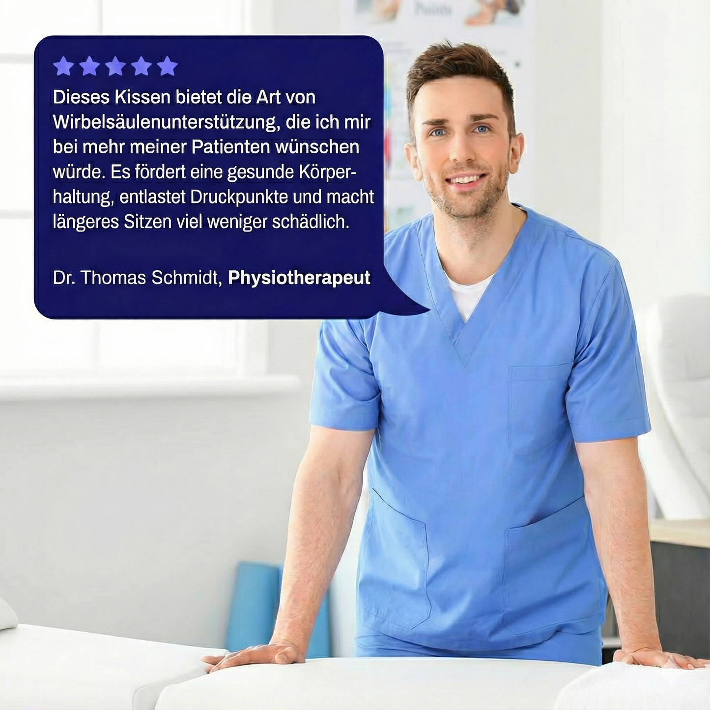 Orthopädisches Aufrecht-Sitzkissen